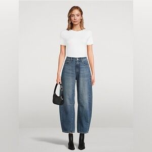 DL1961 Miro Barrel-Leg High Rise Jeans NWT